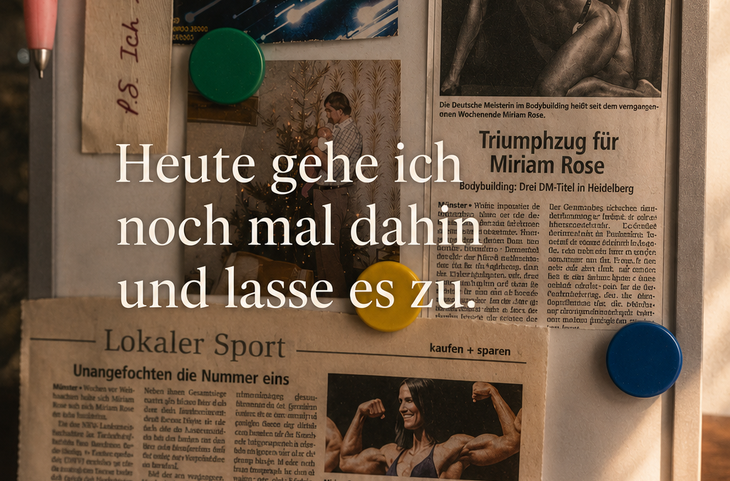 Eine Übung, um Stolz noch einmal zu fühlen